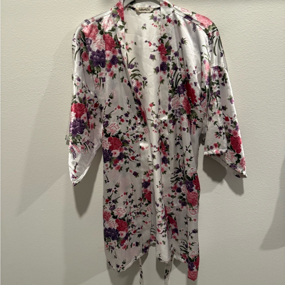 Floral Kimono bridesmaid Robe